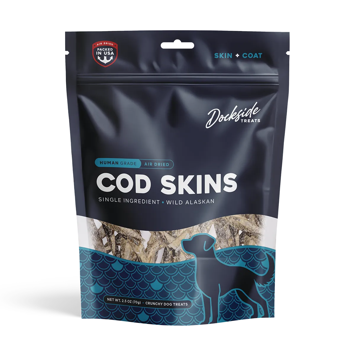 Twisted Cod Skins — Dockside Treats